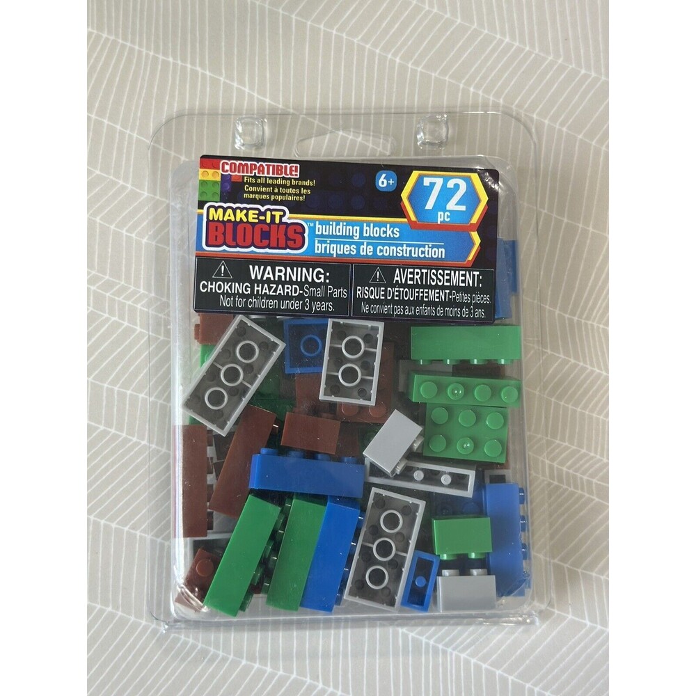 Make-it Blocks Storage Case With Two Set Of 72 Piece Building Blocks - Picture 3 of 4